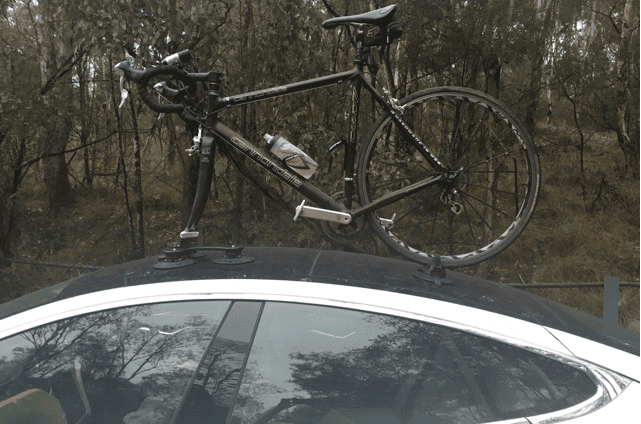 Tesla Model S Bike Rack SeaSucker Down Under